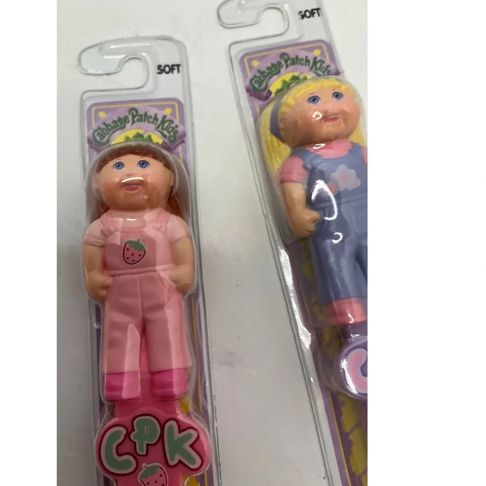 Cabbage Patch Kids Vintage 2005 Zooth Toothbrush Set Character‎ Handle Soft NWT
